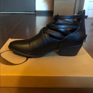 Brand new black booties